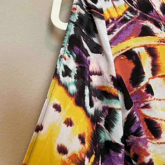 New York & Co, XS, Butterfly Outfit, Cropped Wide leg pants & Cold Shoulder top - Picture 8 of 13